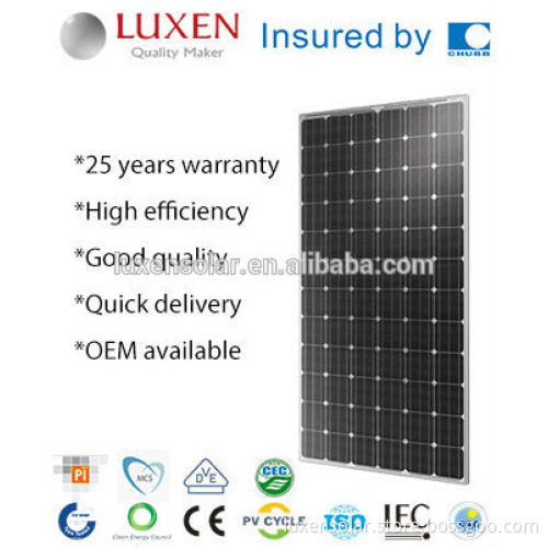 315W mono-crystalline Solar PV Module